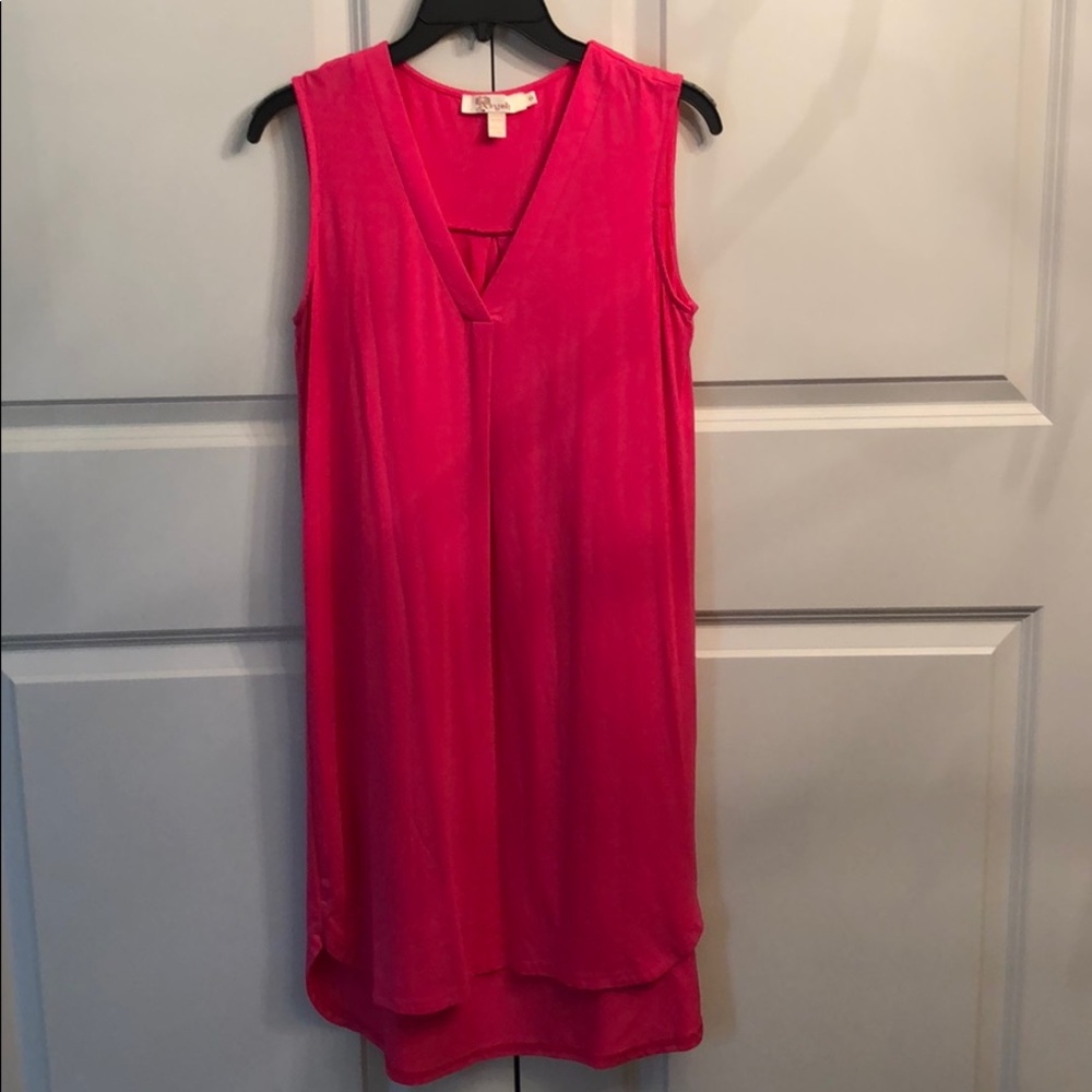 High low casual raspberry color Aryeh dress size S